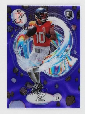 2024 Topps Signature Class Fluidity Purple 68/100 Bo Nix #F-4 Rookie RC 1k9t