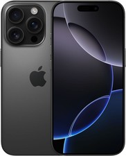 APPLE iPhone 16 Pro 128 Go Titane Noir Reconditionné Etat correct
