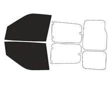  Window Tint Kit Compatible with Ram Promaster 2015-2021 City Front Front - 20%