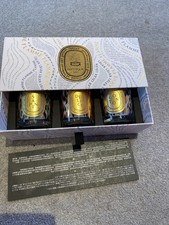 Diptyque Candle Set 2023 Holiday Limited Sapin Delice coton 70g X 3 New Open Box