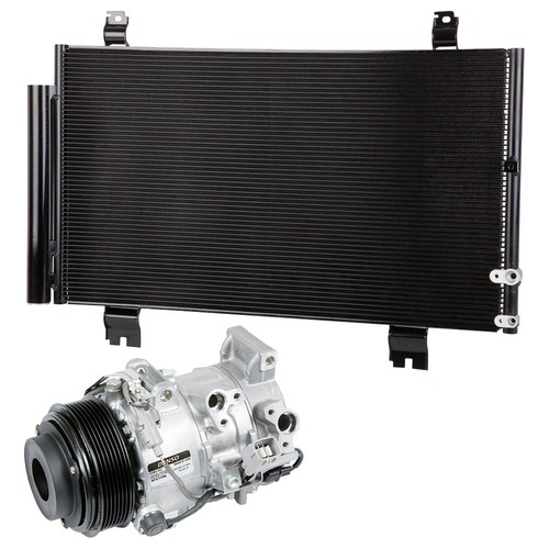 For Lexus GS300 GS350 & IS250 AWD OEM AC Compressor w/ A/C Condenser ...