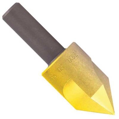 Keo 919-000-314 Drill/Countersink, 6 Fl, 60 Deg., 5/8In, Hss