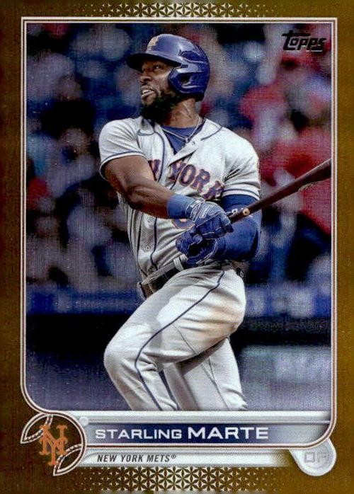 2022 Topps Update #US214 Starling Marte Gold Foil