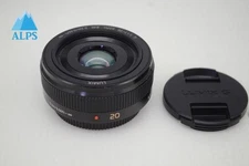 Panasonic LUMIX G 20mm F1.7 II ASPH. H-H020A Black Lens for Micro 4/3 #251211e