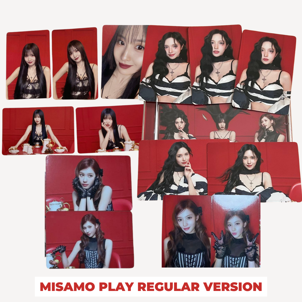 MISAMO JAPAN PLAY OFFICIAL TRADING CARD POB REGULAR VERSION RED