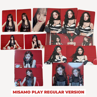 MISAMO JAPAN PLAY OFFICIAL TRADING CARD POB REGULAR VERSION RED