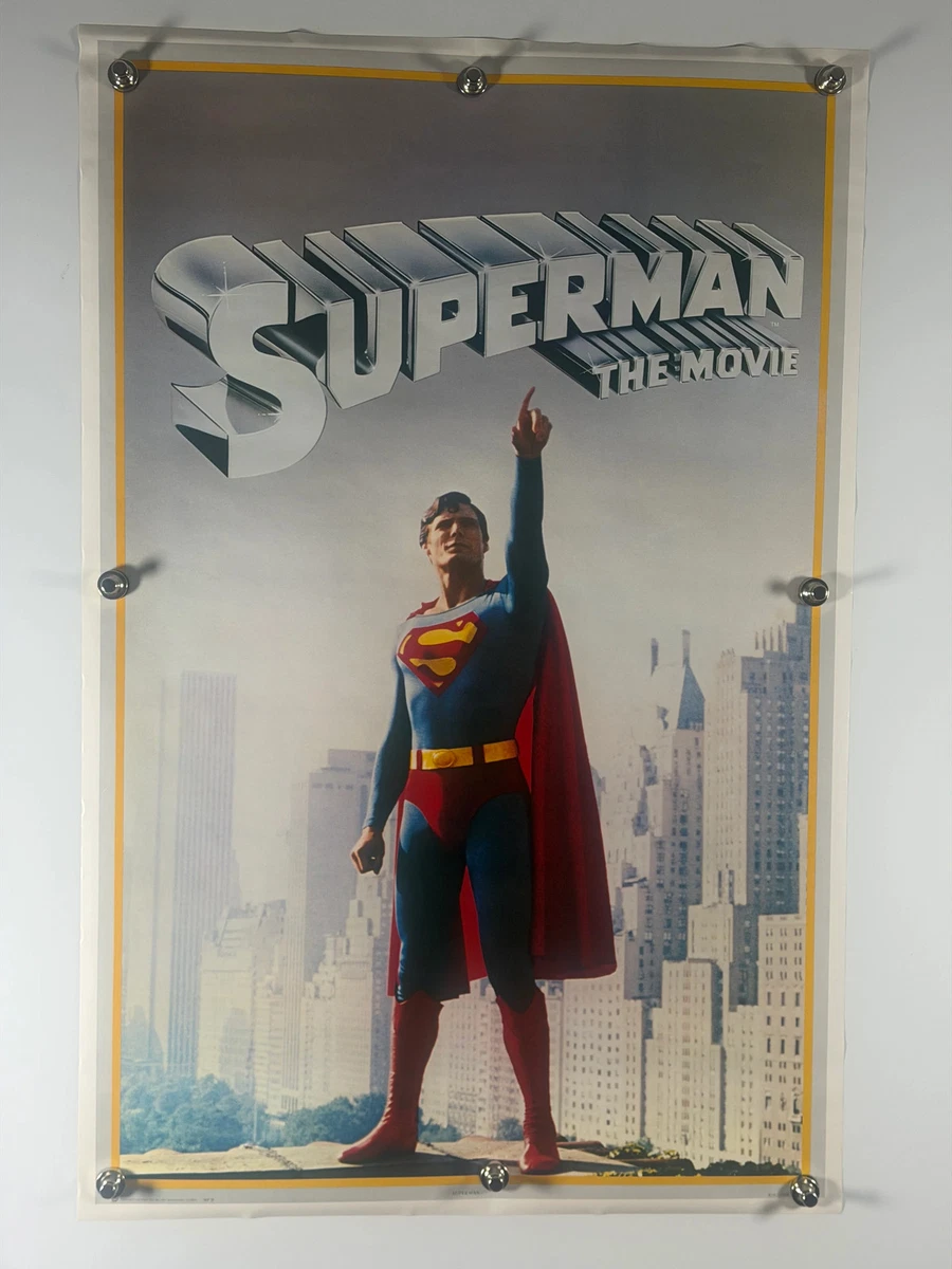 Superman Movie Poster Indiana Movie Memorabilia Original US
