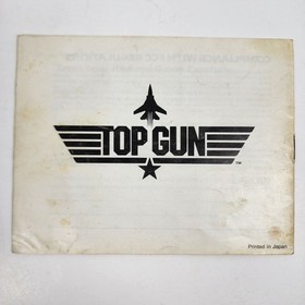 Top Gun (Nintendo NES, 1987) Cartridge & Manual Only