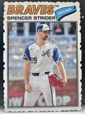SPENCER STRIDER Deckle Edge Variation #41 Braves - 2026 Topps Heritage   