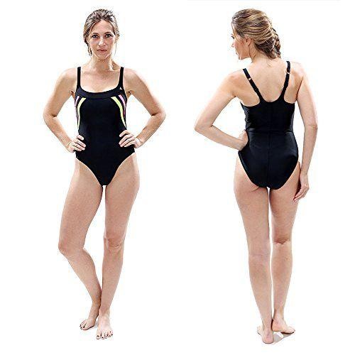 Aqua Sphere Women's Siena Swimsuits BLACK & WHITE,34