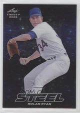 2023 Leaf Trinity Mega Box Steel Blue Stars & Dots 88/99 Nolan Ryan HOF e8a