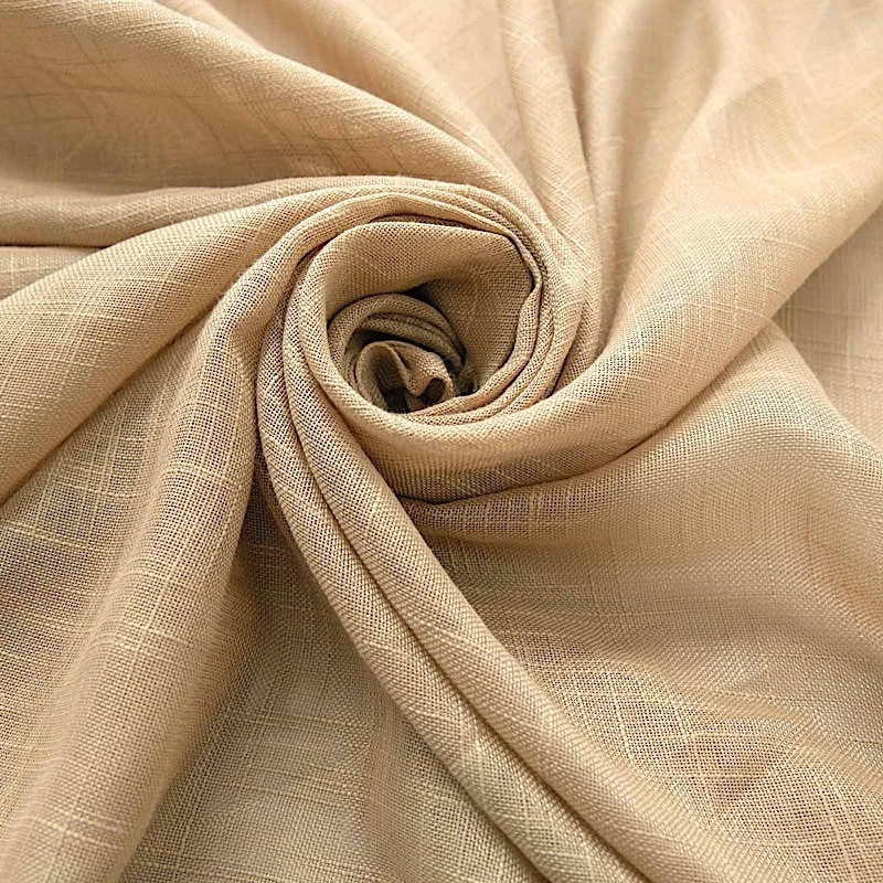 NATURAL 120" Round Premium FAUX BURLAP POLYESTER TABLECLOTH Wedding Party Linens - Image 4 of 4