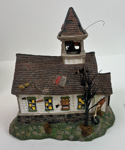 Abt. 56 Halloween Ghul Schule beleuchtetes Haus 2007 Schneedorf 799934 LESEN - Bild 6 von 7