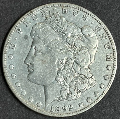 1892-O Morgan Silver Dollar, VF