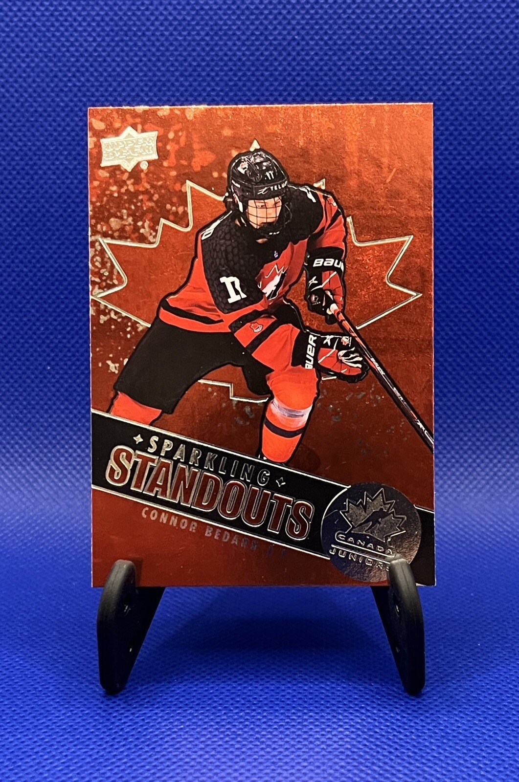 2022 Upper Deck Team Canada Juniors Sparkling Standouts #SS-12 Connor Bedard