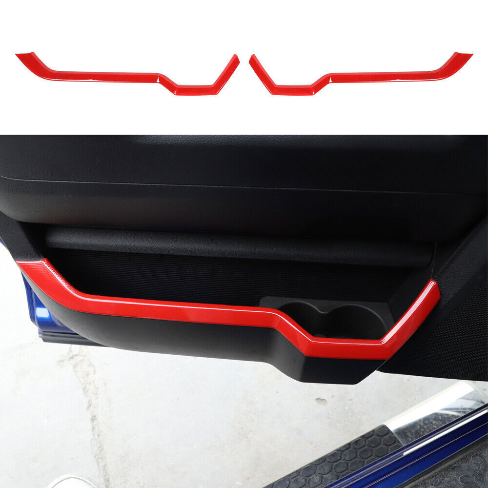 Couvercles Décoratifs Pour Interrupteurs Dodge RAM 1500 2010-2015 - ABS, Rouge/noir - 2