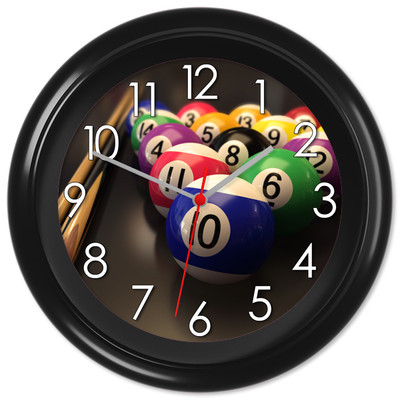 Eight Ball Game Room PERSONALIZED Wall Clock Billiard Pool Man Cave GIFT