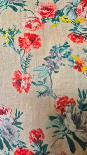 Emily Van Den Bergh Multicolor Cotton Floral Button Down Blouse Long Sleeves-42 - Picture 10 of 16