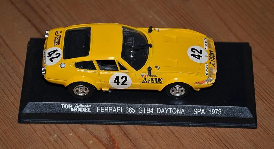FERRARI 365 GTB/4 DAYTONA TOP MODEL COLLECTION LIMITED EDITION 1:43 - Immagine 2 di 4