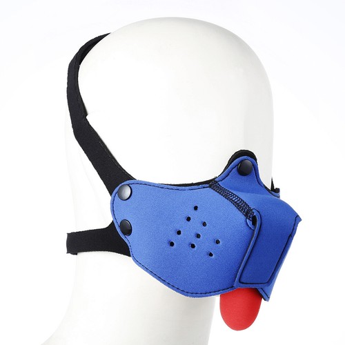 Puppy Play Hood Role Dog Mask Puppy Cosplay Full Head Men Women Fetish Costume- - Picture 18 of 79