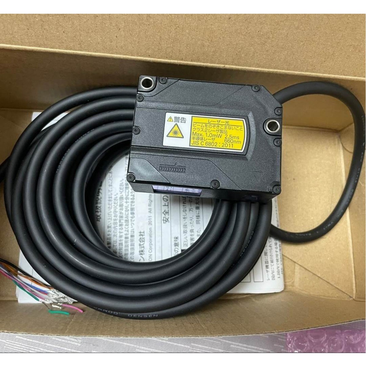 1PC new omron IN BOX ZX1-LD600A61 ZX1-LD600A61 intelligent sensor