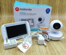 Baby Monitor Portable Video by Motorola MBP36XL 5in - Untested - For Parts