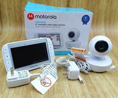 Baby Monitor Portable Video by Motorola MBP36XL 5in Untested