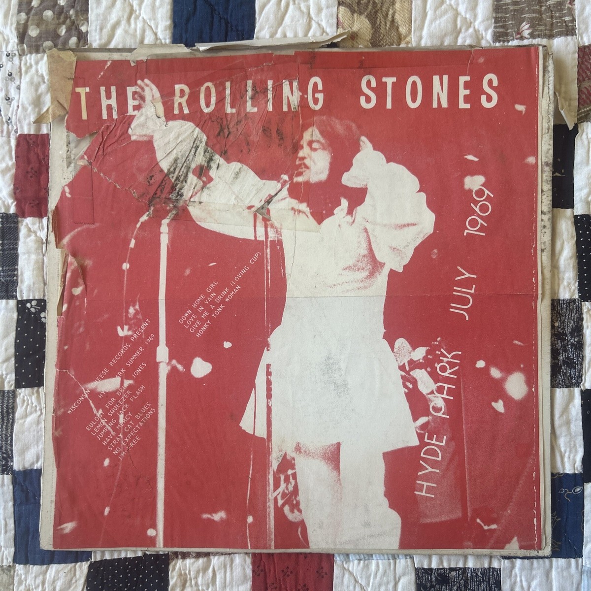 ミュージック THE ROLLING STONES 1969 HYDE PARK The Rolling Stones / HYDE PARK JULY 1969 Contra Band Records