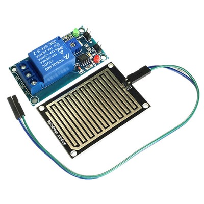 Regensensor mit Relais Schalter Modul Feuchtigkeitssensor Regentropfen SE08011