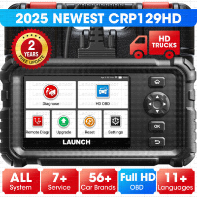 2026 LAUNCH CRP129HD Heavy Duty Truck Diesel Scanner Diagnostic Tool DPF Regen