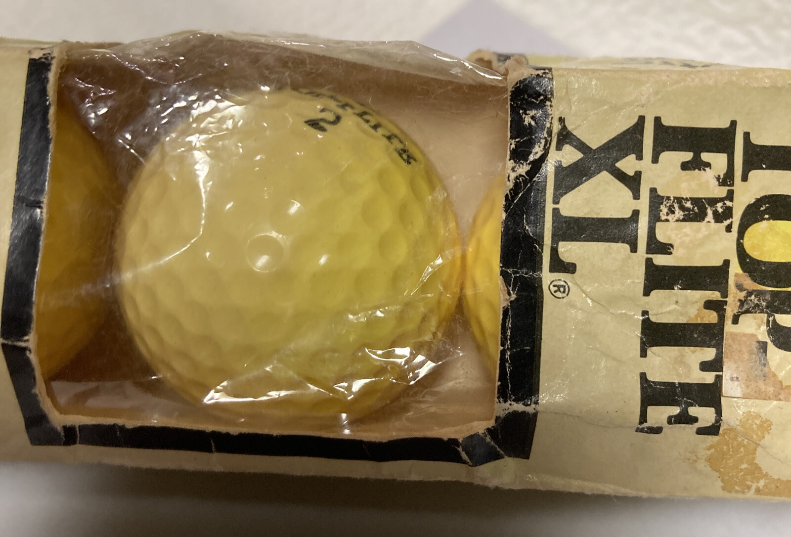 Spalding Top Flite XL Distance YELLOW Golf Balls 3 Balls Made In USA