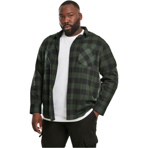 Urban Classics Flannel Checked Shirt Flannel Shirt Lumberjack Checked Men's -5XL - Picture 63 of 104