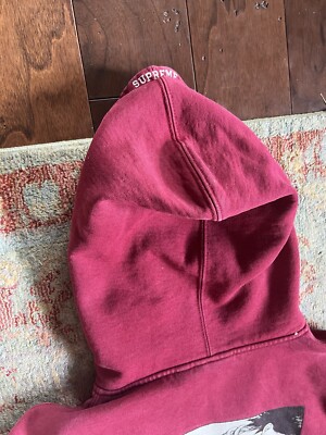 Vintage Supreme x Akira Syringe Zip Up Sweatshirt Dark Red