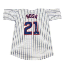 Sammy Sosa Signed Auto Chicago Cubs Custom White Jersey Becket BAS COA