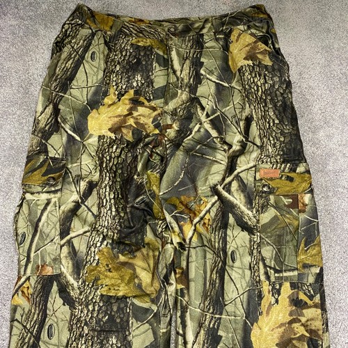 Woolrich Hunting Pants Men's Large 42-44 Realtree Hardwood Camo Cargo Pockets - Picture 2 of 18