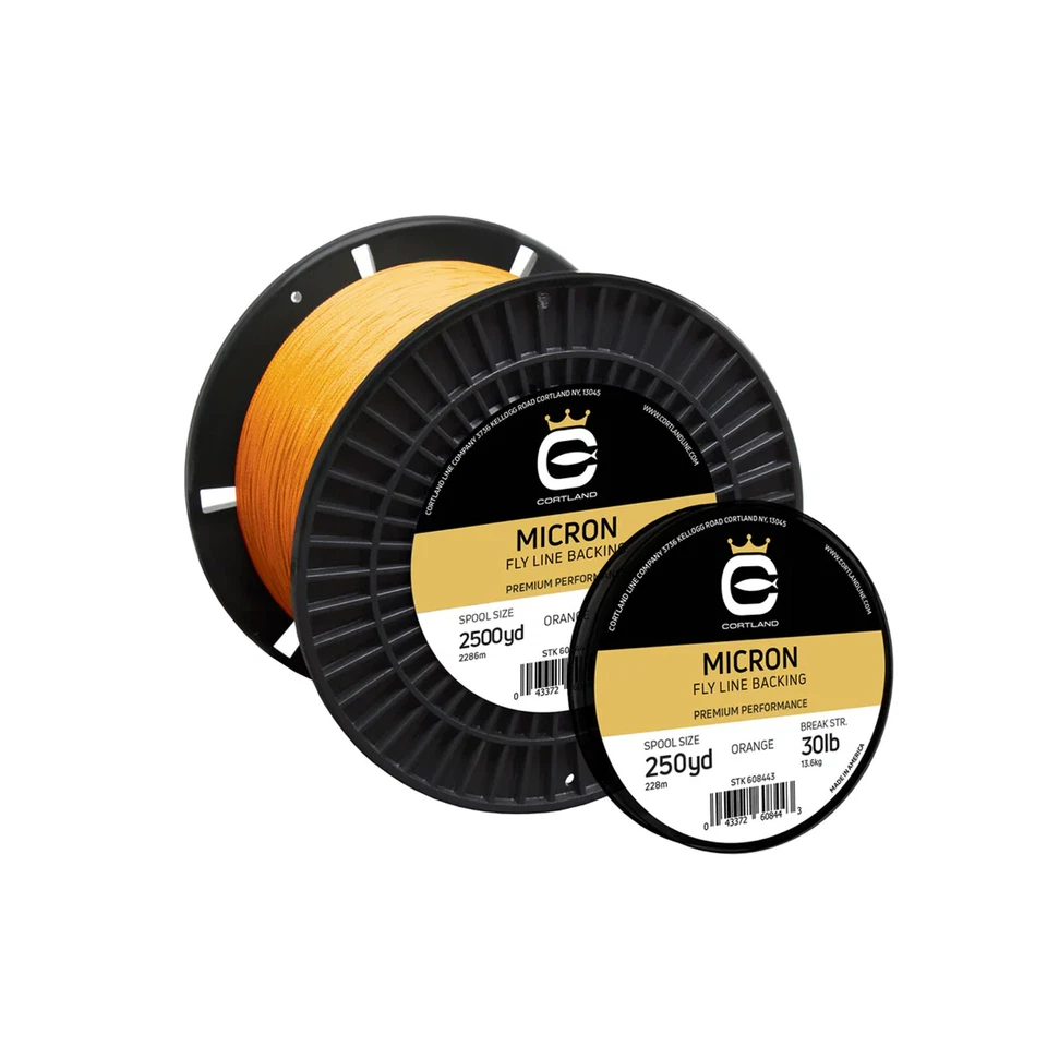 Respaldo Cortland Micron Fly Line 20, 30 libras, 100, 250, 1000, 2500 yardas Foto 4 de 4