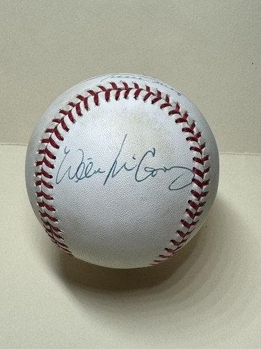 Willie Mays & Willie McCovey signed vintage Baseball - SF Giants - PSA/DNA Auth - Picture 3 of 9