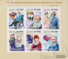 Sao Tome e Principe 4508-4513 Feuille miniature neuf avec gomme originale 2010 l