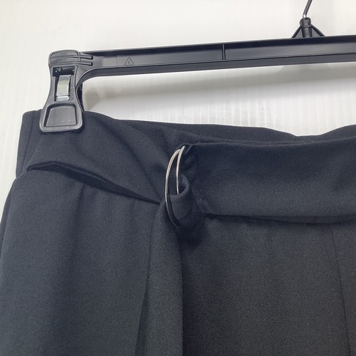 NWT Full Circle Pants Capri Black Size Medium Wide Leg Woman's Elastic Waist - Picture 5 of 6