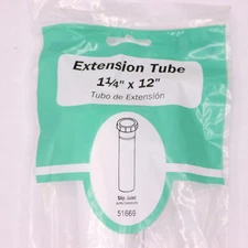 Danco Slip-Joint Extension Tube Plastic White 1-1/4" x 12" 51669 