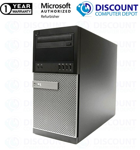 Dell Desktop Computer PC Core i5 8GB 1TB HD Wi-Fi DVD 22" LCD Windows 10 Pro - Picture 2 of 6