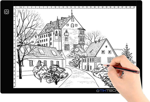 A4 Ultra-Thin LED Tracing Light Box Dimmable Brightness, Portable Drawing Pad - Picture 8 of 12