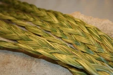 SWEETGRASS Braid ONE Organic Native American Smudge Herb Incense 24 - 26 Inch