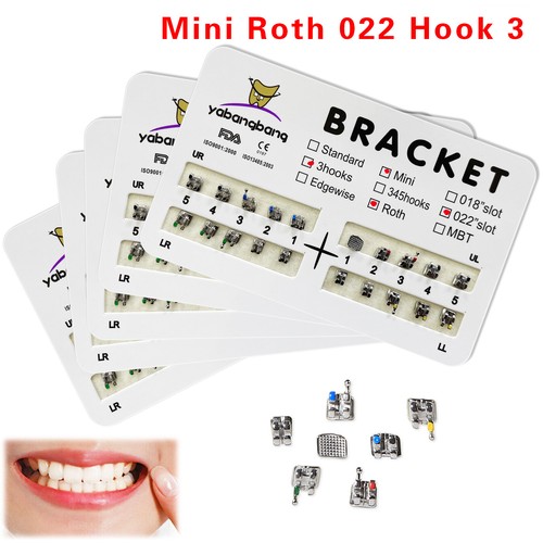 100 piezas Ortodoncia Dental Arco Redondo Alambre Elástico NITI Ovoide/Soportes Metálicos - Imagen 45 de 46