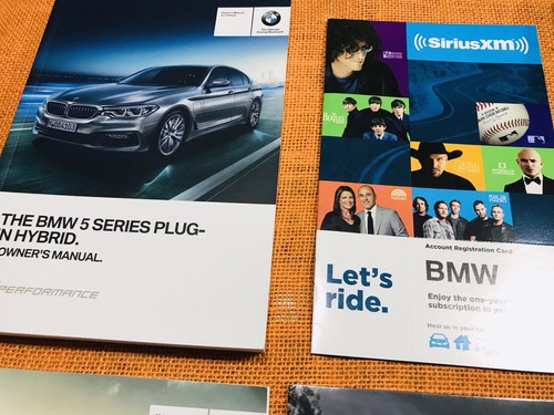 2018 BMW 530e PLUG IN HYBRID OWNERS MANUAL (FULL NEW) 530e XDRIVE i Performance - Picture 3 of 12