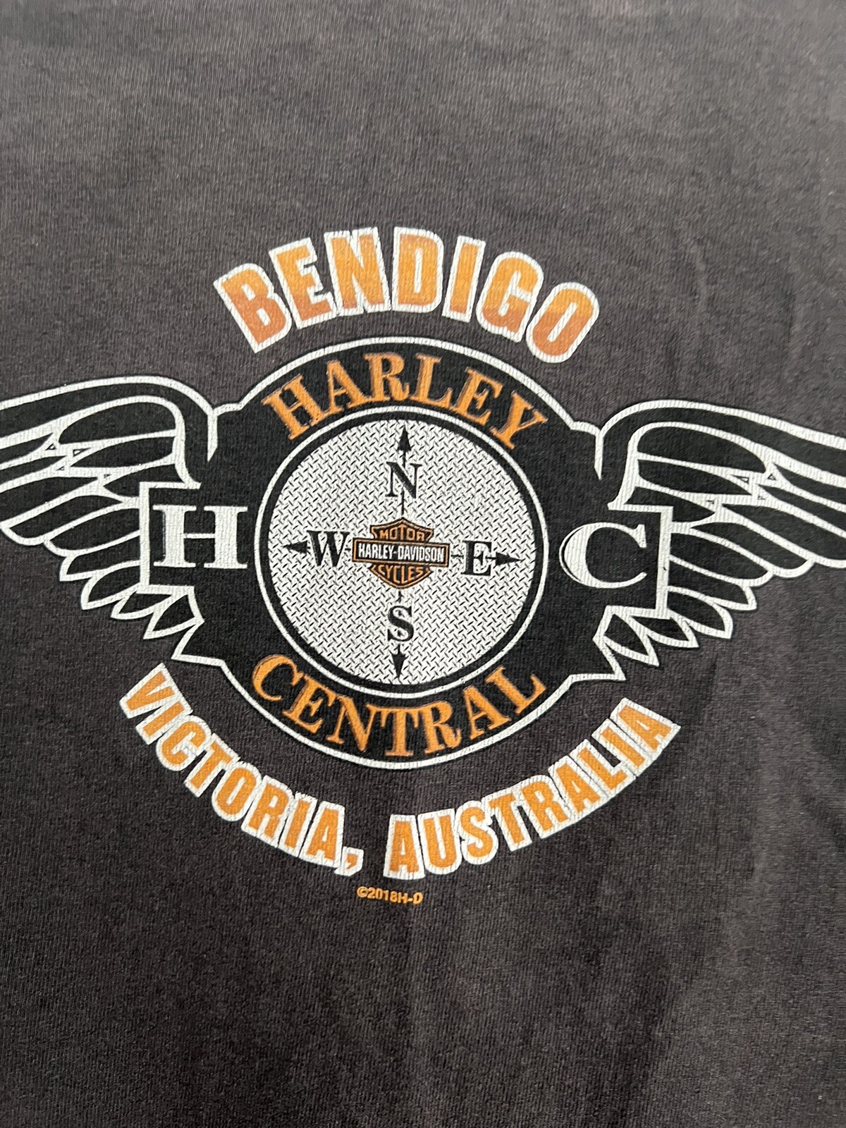 HarleyDavidson Bendigo Vic Motorcycles Long Sleeve T… Gem
