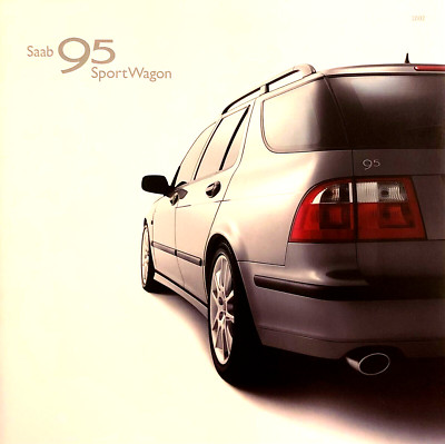 2002 SAAB 95 9-5 SPORTWAGON 3 MODELS PRESTIGE 52-PAGE U.S. SALES BROCHURE