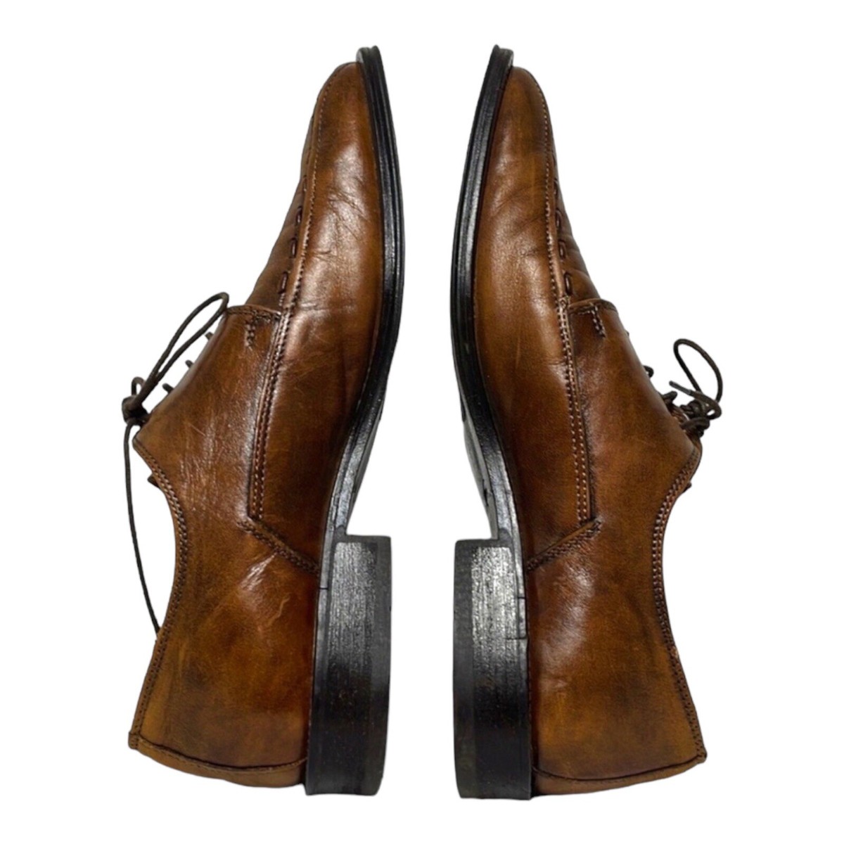 DEFENSE by GIRZA Men’s Brown Leather Shoes Defense By Girza Men main image 2
