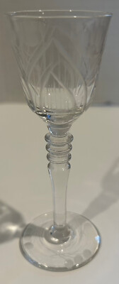 Set of 9 Vintage Rock Sharpe 4'' Cordial Glassses (Mosque Rose)