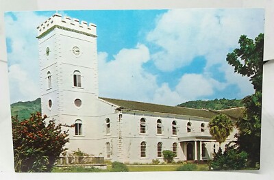 St. Georges Anglikanische Kathedrale Kingstown St. Vincent Westindien Vintage Postkarte 